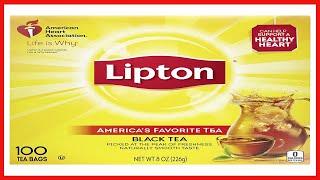 Lipton Tea Bags For A Naturally Smooth Taste Black Tea Can Help Support a Healthy Heart 8 oz