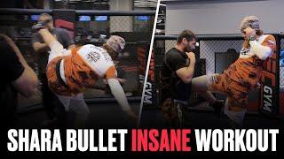 Shara Bullet Almost Knocks Out His Coach During Workout | UFC Saudi Arabia