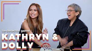 Kathryn Bernardo and Dolly De Leon Play a Lie Detector Drinking Game | Filipino | Rec•Create