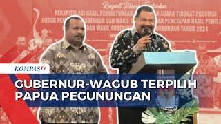 KPU Tetapkan John Tabo-Ones Pahabol sebagai Gubernur dan Wakil Gubernur Papua Pegunungan