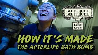 Beetlejuice Beetlejuice x Lush: Crafting The Afterlife Bath Bomb