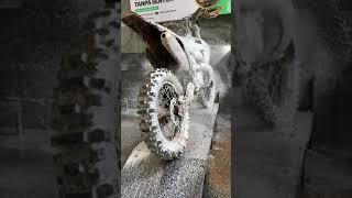 Cuci Motor Trail dengan kotoran super tebal tanpa sentuh?? Lokasi @dosroha.bikewash (Yogyakarta)