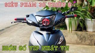 Lê Lĩnh Vlog |Lê Lĩnh Vlog | Wave A 110 Đen Nhám 2023 Biển Vip Độ Đẹp Nhất