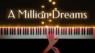 The Greatest Showman - A Million Dreams | Piano Cover with Strings (with PIANO SHEET)