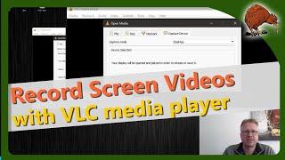 Record screen video with VLC