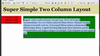Screencast #5: Columns of Equal Height: Super Simple