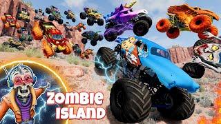 Monster Jam INSANE Zombie Island Adventure #17 | Racing, Freestyle, and High Speed Jumps