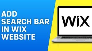 How to Add Search Bar in Wix Website 2024 - Easy