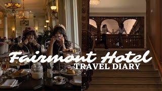 FAIRMONT HOTEL VLOG: lost my luggage, catching a fish,  reunited with my other half | TIFFANY LAI