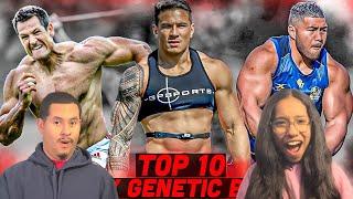 Gen Z's First Time Reacting To Top 10 Genetic Freaks Of Rugby (Reaction)