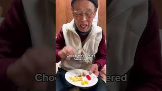 My grandpa making street food in Japanese festivals