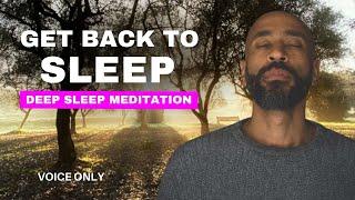 Meditation to get back to sleep when you've woken up | Deep Sleep Meditation