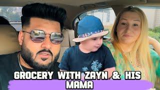 Grocery With Zayn & His Mama | Zeeshan Jutt | Vlog