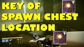 Destiny: Key OF Spawn "Chest location" | Where To take The Key Of Spawn