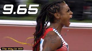 Sha'Carri Richardson Runs 9.65 in 4x100 | Running Technique Analysis