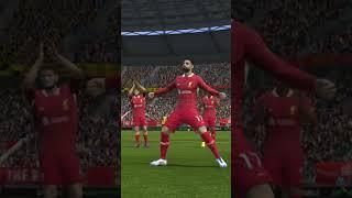 هدف محمد صلاح زاوية مستحيلة #shorts#efootball#fifa #mosalahliverpool #mosalah #fifa24#fifa25#shorts