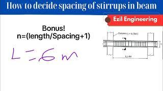 How to decide spacing of stirrups on beam |civil engineering| structural engineering| soil stability