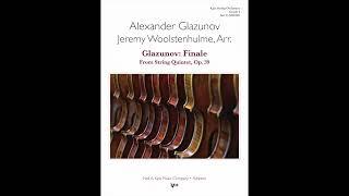 Glazunov: Finale From String Quintet, Op. 39 Arranged by Jeremy Woolstenhulme SO459C