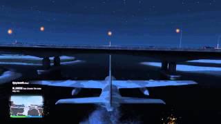 GTA 5 C-130 Low Bridge Stunt