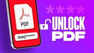 2 Ways to Remove Password from PDF on iPhone (Hindi)