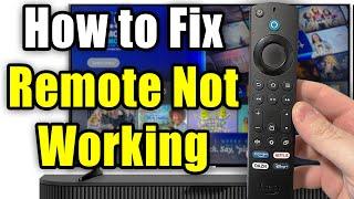 How to Fix FireStick 4K Max Remote Not Working! Fire Stick Not Working Easy Fix!