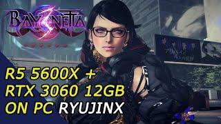 Bayonetta 3 - Gameplay Test - R5 5600X + RTX 3060 12GB/1080p 60fps/2x Internal (1440p)/Ryujinx