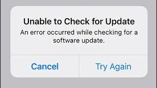 iOS 17: Unable to Check for Update on iPhone An error occurred While Checking for  software update