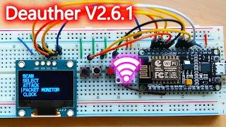 OLED Display D.eauther Latest Firmware (v2.6.1) with NodeMCU ESP8266