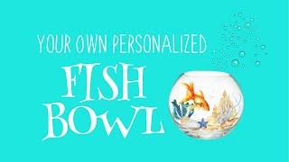 DIY | Personalized Fish Bowl At Home | PeachyPeach