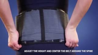 Thuasne - Lombacross Activity Lumbar belt - Fitting Video