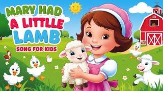 " Mary Had A Little Lamb | Top Kids Nursery Rhyme Animated Adventure! "