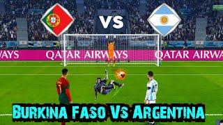 ARGENTINA Vs BURKINA FASO | PES 2021| EXHIBITION MATCH