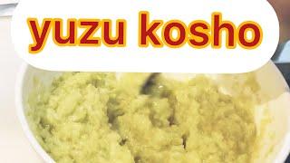 how to make YUZU KOSHO (onion paste) #grill or baked dishes)