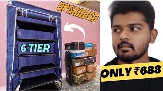 Shoe Rack Tamil | 6 Rack | Only ₹688 | Budget Shoe Rack | Cheap under 700 | Ak2 | Gapja