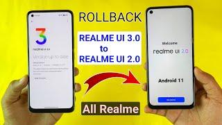 Cara Mengembalikan Realme UI 3.0 ke 2.0 | Android 12 ke 11 Turunkan Versi Realme | Metode Kembalikan Baru