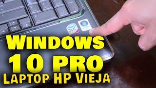 Instalando Windows 10 PRO en Laptop Vieja HP | Windows Fácil