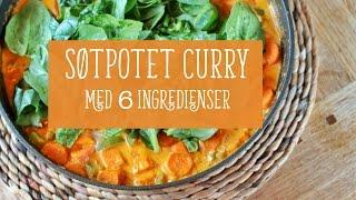 Søtpotet Curry med 6 ingredienser