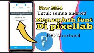 cara menambah font di pixellab terbaru 2024