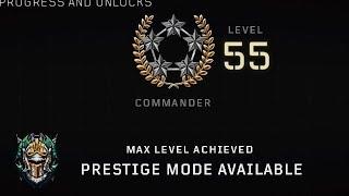 Level 55 Progression All Unlocks and Prestige Mode! (Black Ops Cold War)