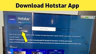 How to download Hotstar | Samsung tv me Hotstar kaise download karen