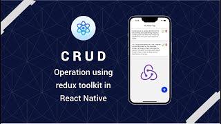 Crud operation in react native using redux toolkit