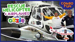 Rescue Helicopter Ambulance for Children | Learn Facts About Airplanes | Educational Video for Kids