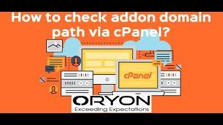 How to check addon domain path via cPanel?