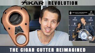 Xikar Revolution  Cutter. Rotary Power Assisted Innovative Cigar Cutter. Sharp & extremely precise