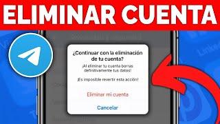 Cómo ELIMINAR CUENTA de TELEGRAM (2024) Borrar Cuenta de Telegram Para Siempre 