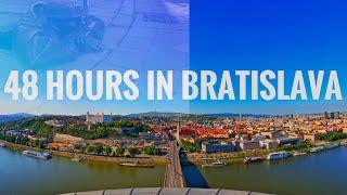 How To Spend 48 Hours In Bratislava As Travellers  | Bratislava Castle | UFO Bridge | Old Town |