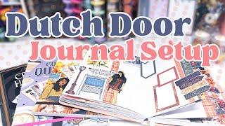 Weekly Creative Journal Setup & Plan With Me September 2024 [Dutch Door Spread]