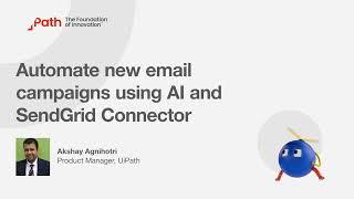 Automate new email campaigns using AI and SendGrid Connector