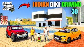 Franklin & Shinchan Going GTA 5 To Indian Bike Driving 3D City