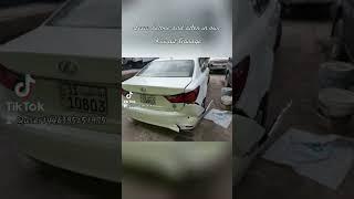 Lexus before and after in our Kuwait Garage